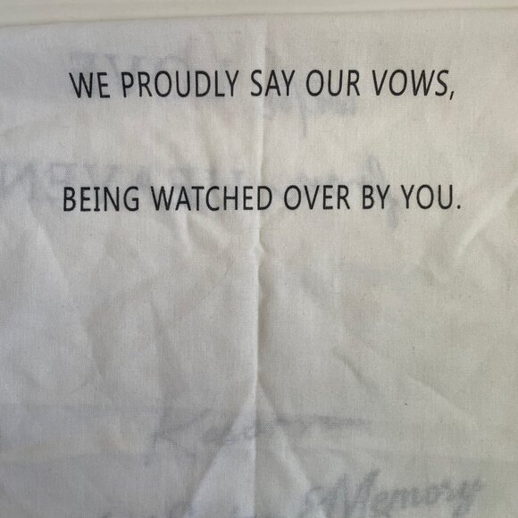 Wedding Memorial Chair Cover - Picture 5 of 8